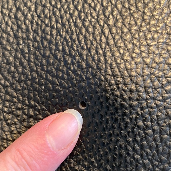 Harley-Davidson Black Leather Hip Pouch with Silver Chain - Picture 10 of 11